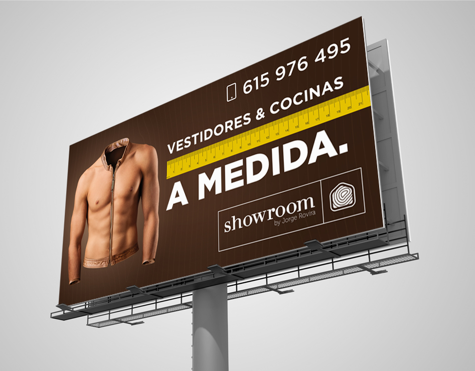 Campaña de publicidad para Showroom Jorge Rovira